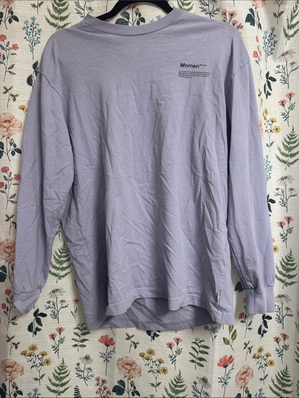 TNA Women’s Lavender Long-Sleeve Tee